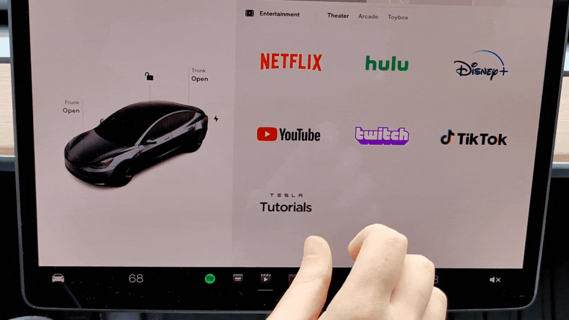 Youtube e Netflix Carplay AI-Box per TESLA